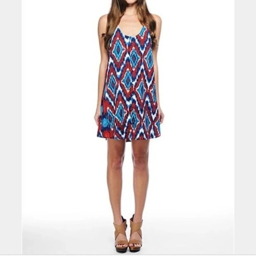 Bb Dakota Multi Color Sleeveless Dress